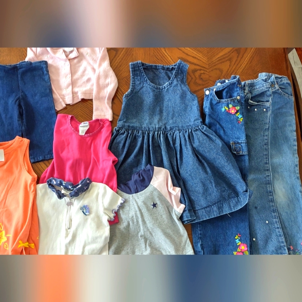 Vintage Girl's Bundle Size 4, 5, 5t
